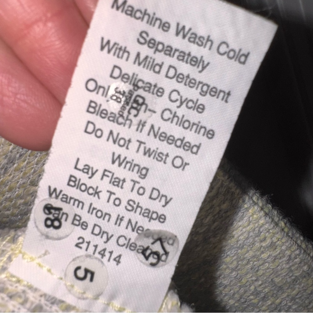 CAbi One Fine Day Lemon Zest Tweed Bouclé single button Blazer Jacket 8 - Picture 16 of 16